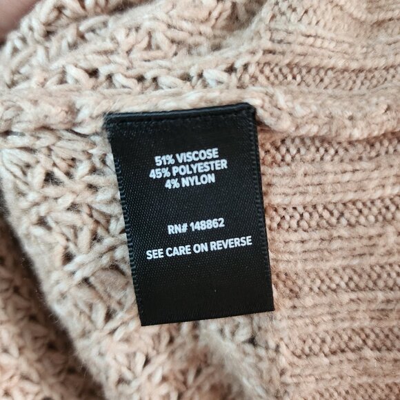 Torrid Sweater Womens Plus Size 3 Chunky Pullover Tan Neutral Short Sleeve - Picture 7 of 9